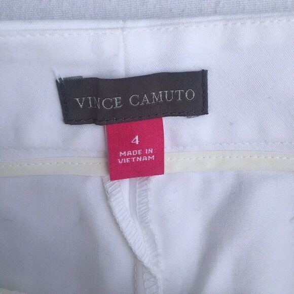 Vince Camuto White Denim Straight Leg Jeans 4 - Picture 2 of 4